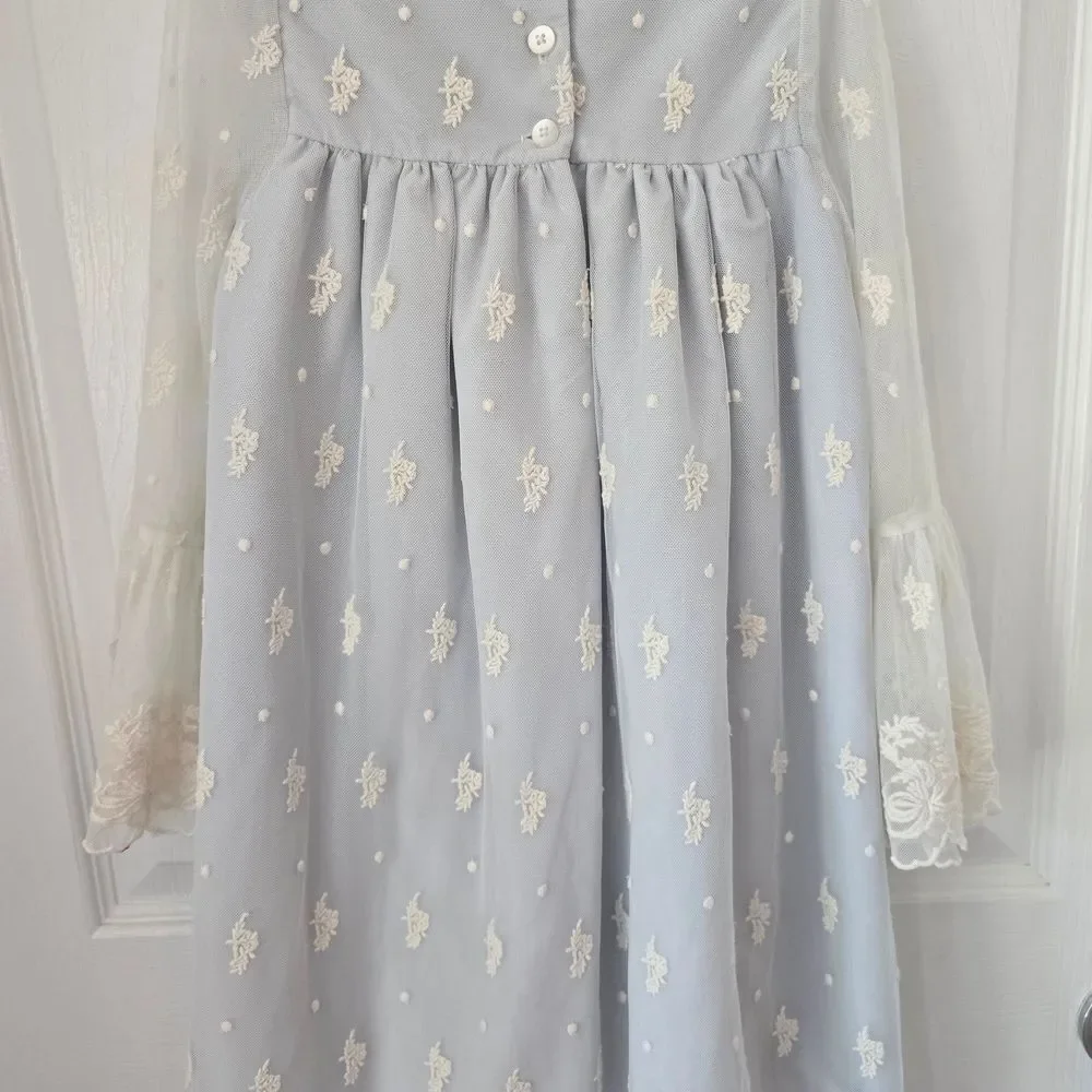 Laura Ashley of London Girls Lace Dress - Picture 10 of 11